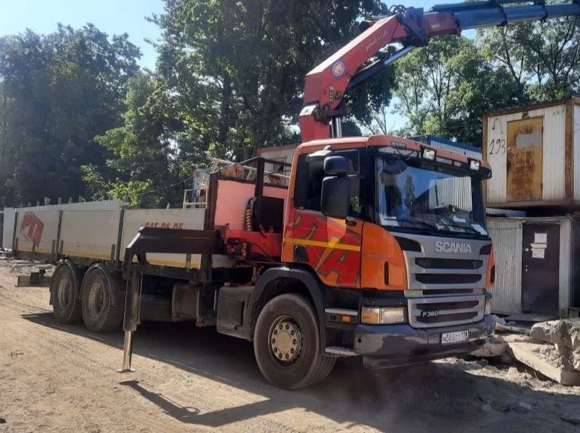 Манипулятор 10 тонн, 12 м, SCANIA